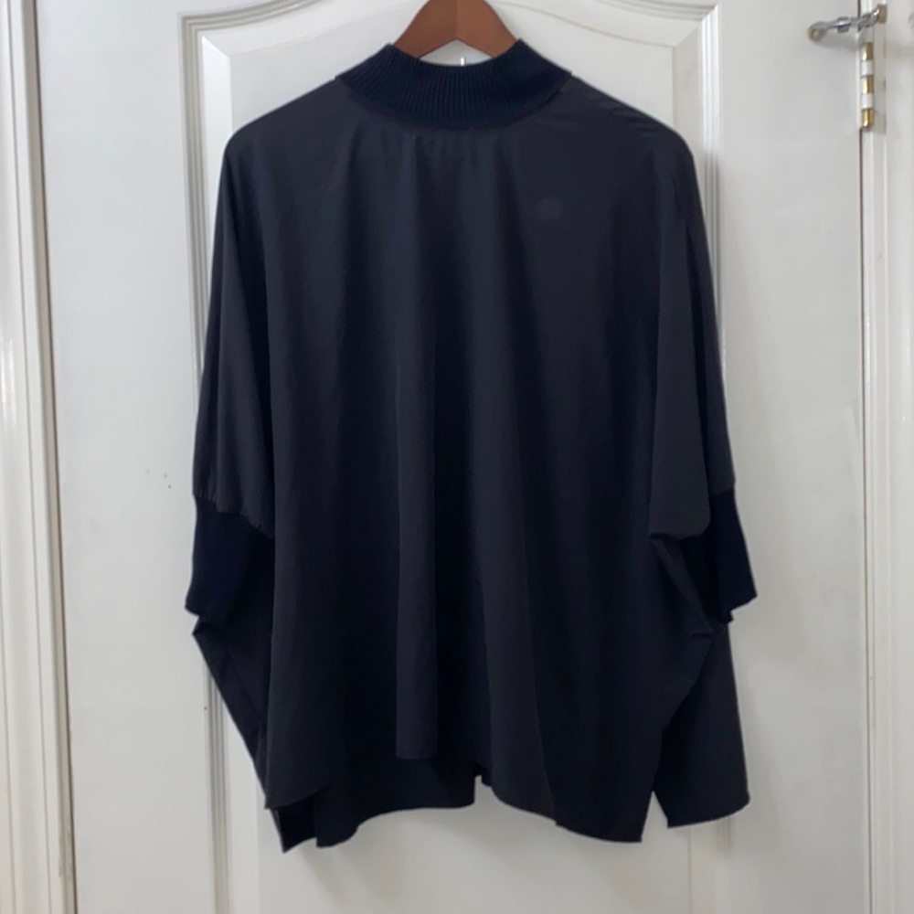 Athleta Insights Mock Turtleneck Windbreaker Top